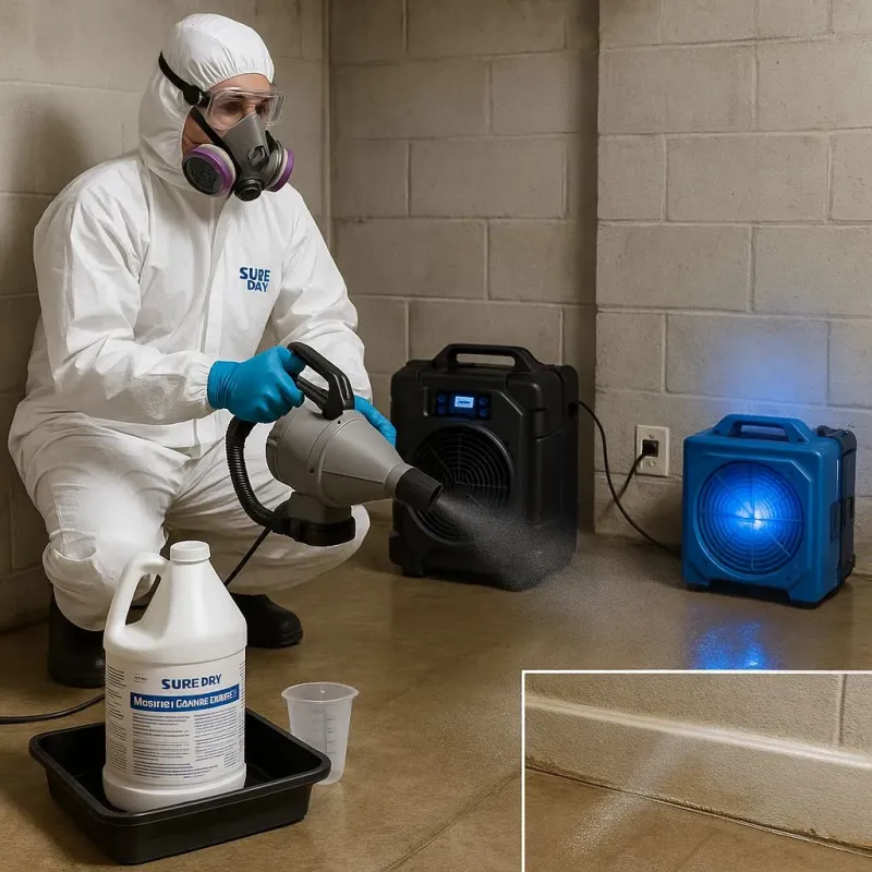 Sanitization and Odor Removal process in West Burlington, IA