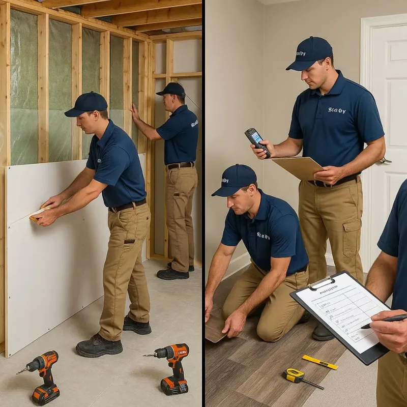 Repairs and Reconstruction process in West Burlington, IA